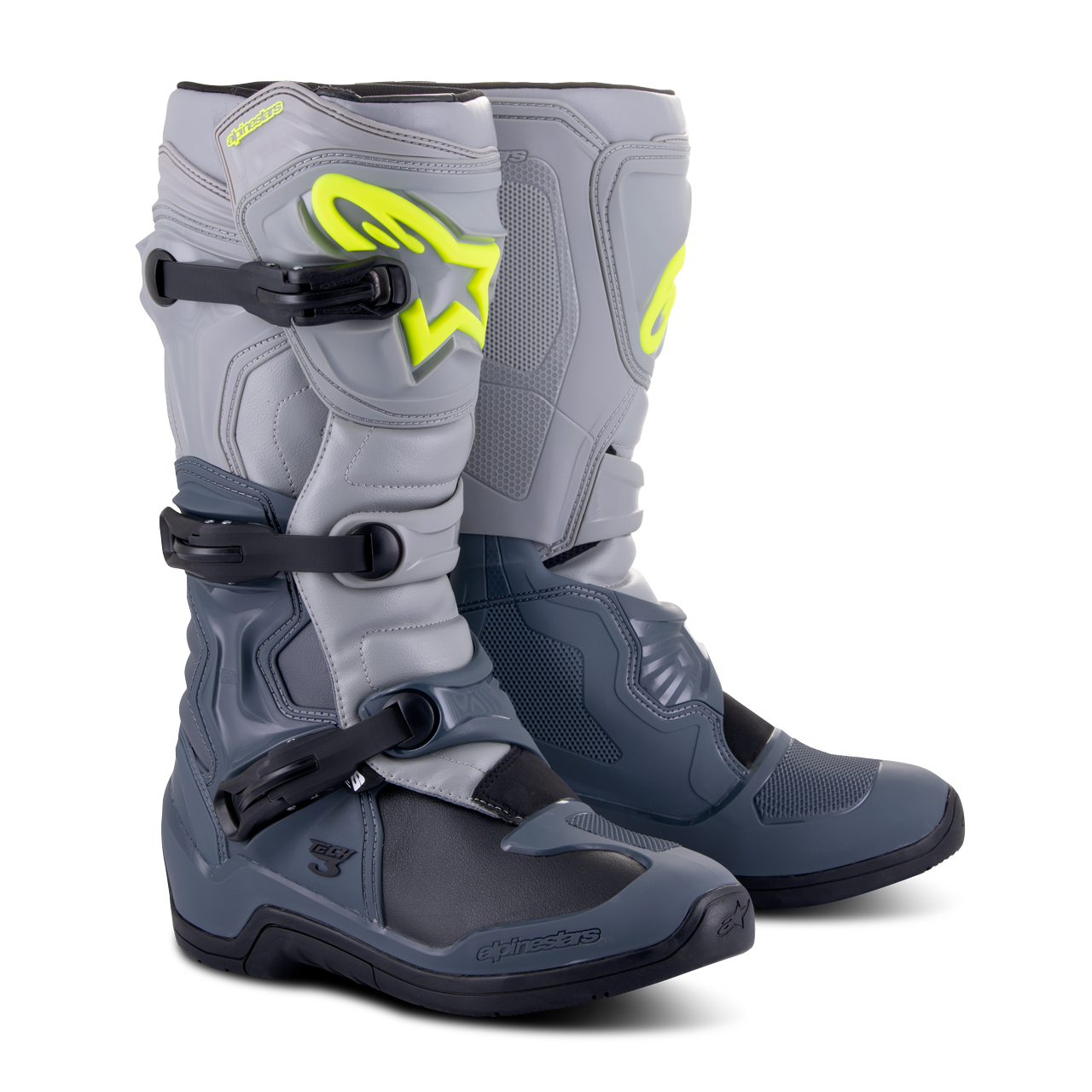 Buty Cross Alpinestars Tech 3 MX Ciemnoszary/Szary/Jasnoszary/Czarny49,5