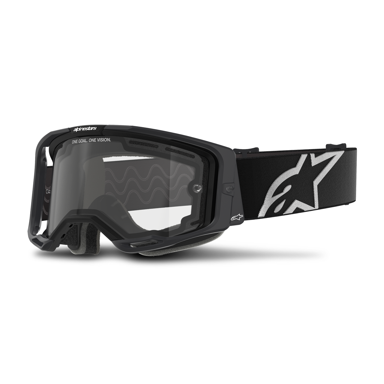 Gogle MX Alpinestars Vision 8 Corp Dual Pane Czarny