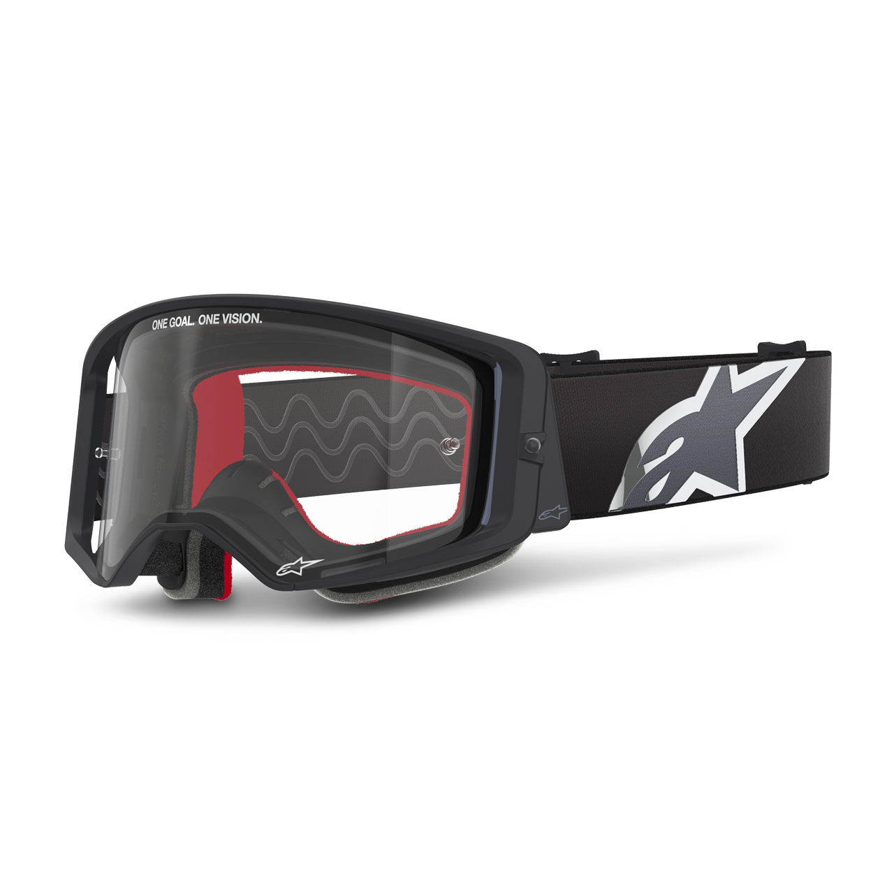 Gogle Cross Alpinestars Supertech Corp Czarny/Szary