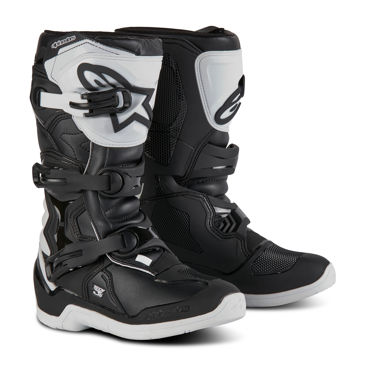 Buty Cross Dziecięce Alpinestars Tech 3S Złamany Biały/Czarny34
