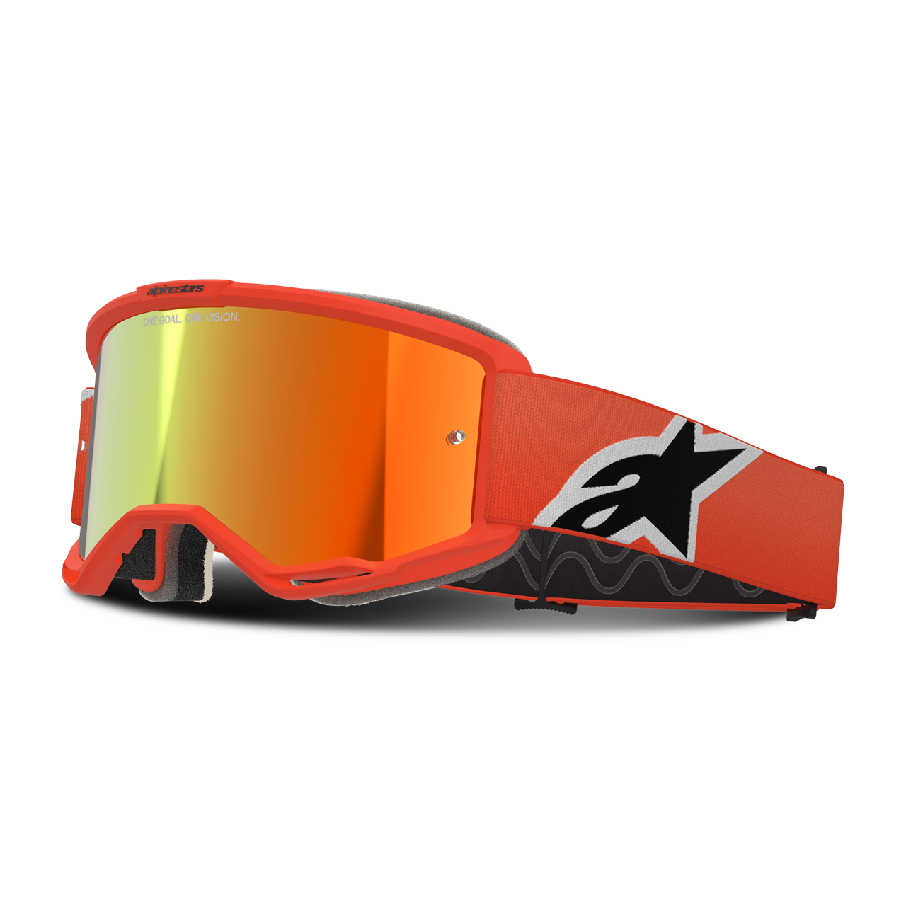 Gogle Cross Alpinestars Vision 5 Corp Pomarańczowy