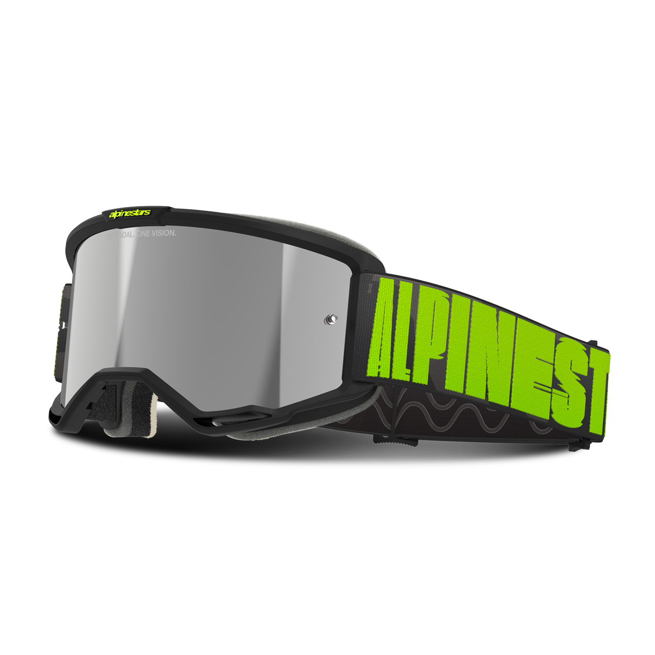 Gogle Cross Alpinestars Vision 5 Hollow Ciemnoszary/Żółty