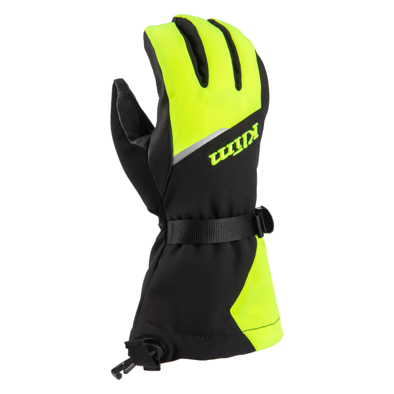 Rękawice Zimowe Klim Fusion Gauntlet Czarny/Hi-VisL