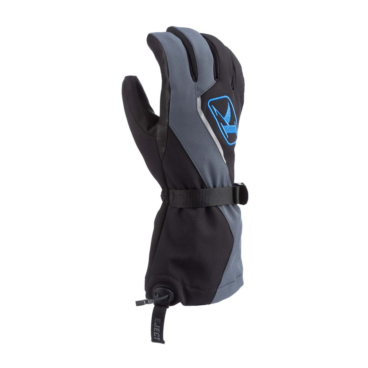 Rękawice Zimowe Klim Ember Gauntlet Asfaltowy/Elektryczny Niebieski LemoniadowyM