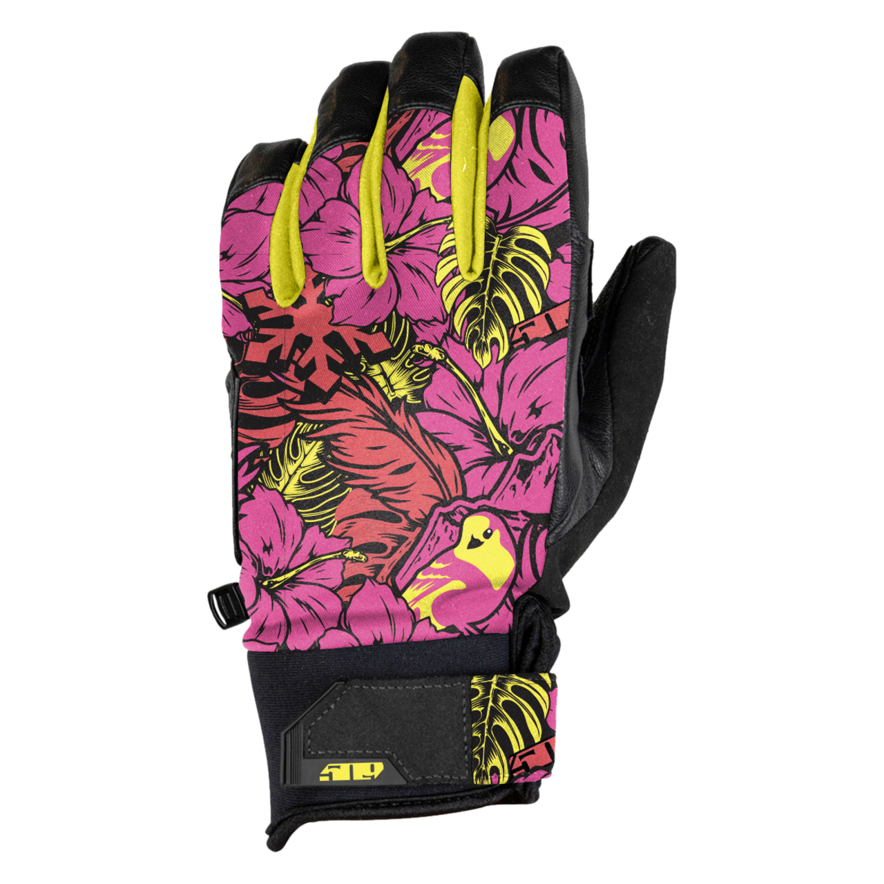 Rękawice Zimowe 509 Freeride (2025) Różowy-Vis/FloralXL