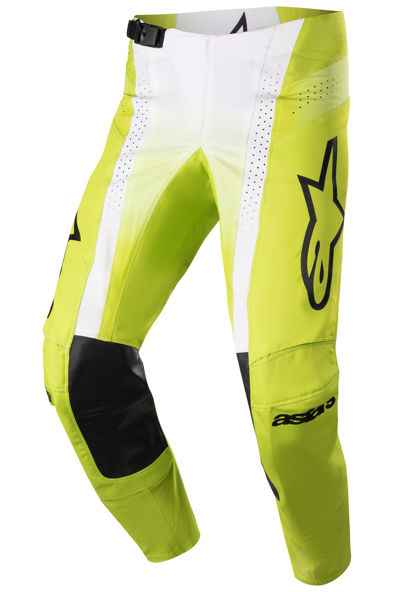 Spodnie Cross Alpinestars Techstar Push Fluo Żółty Fluorescencyjny/Złamany Biały30
