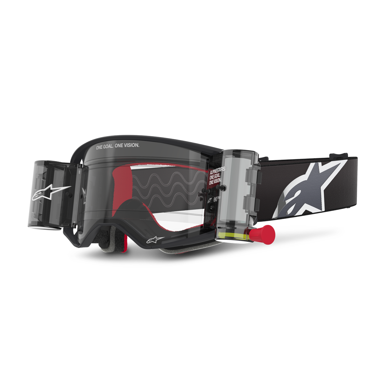 Gogle Cross Alpinestars Supertech Corp Przezroczysta Czarny/Szary