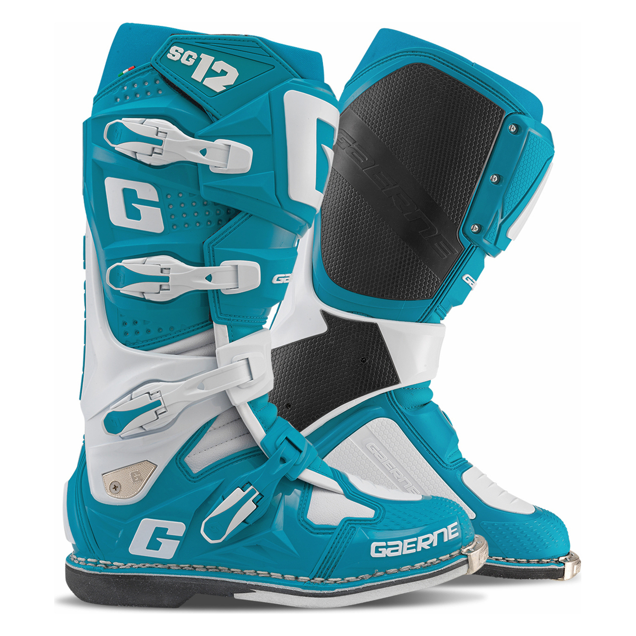 Buty Cross Gaerne SG12 Cyan/Złamany Biały43