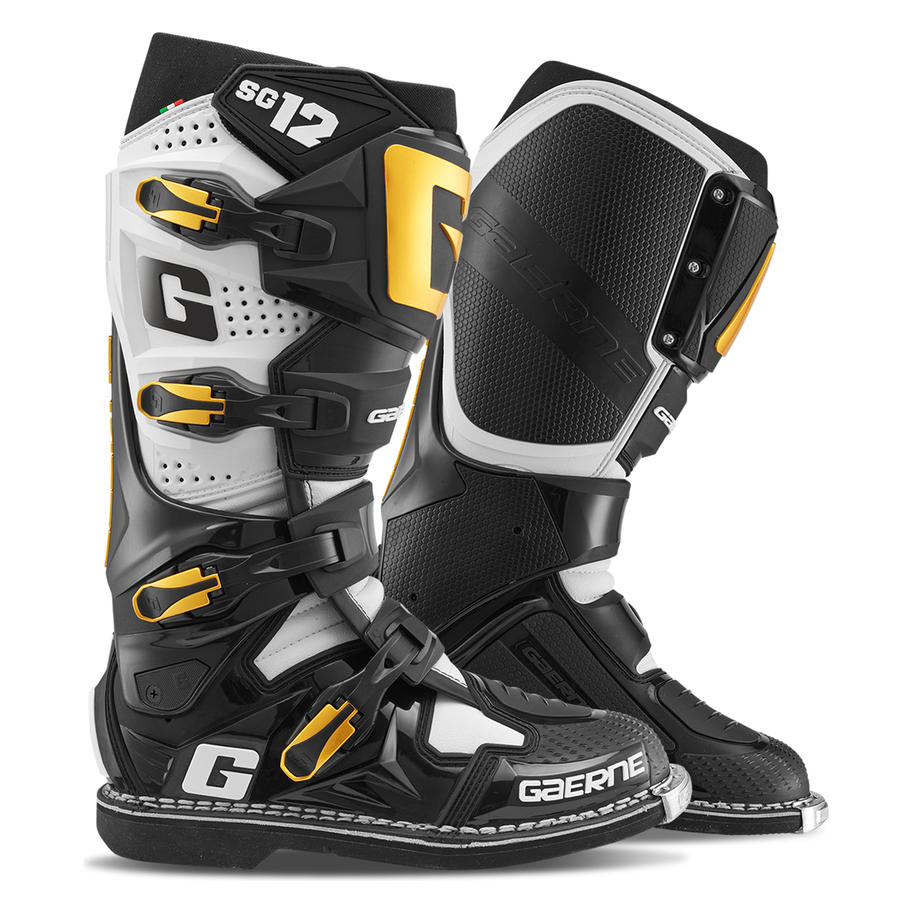 Buty Cross Gaerne SG12 Czarny/Biały/Złoty44