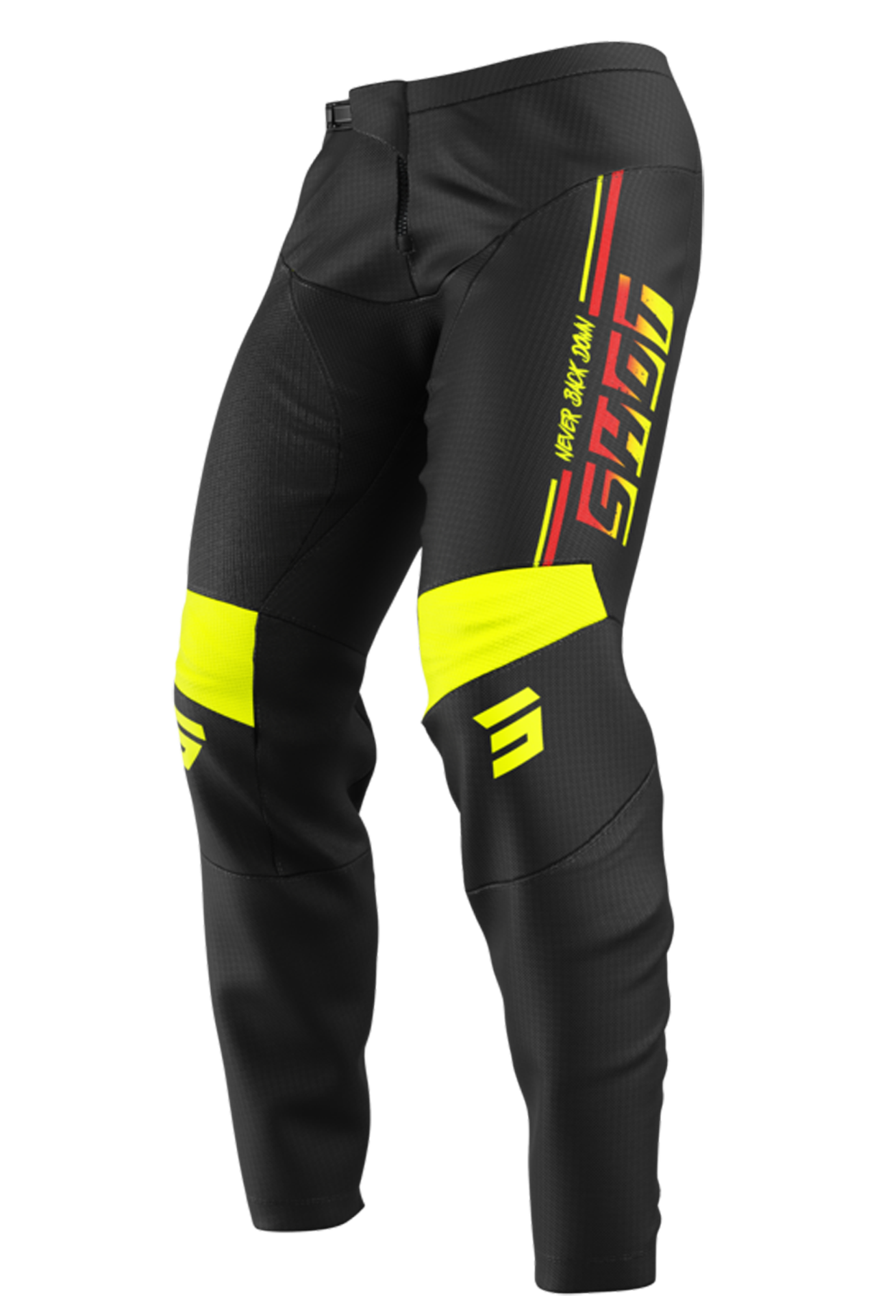 Spodnie Cross Shot Devo Neonowy Żółty30