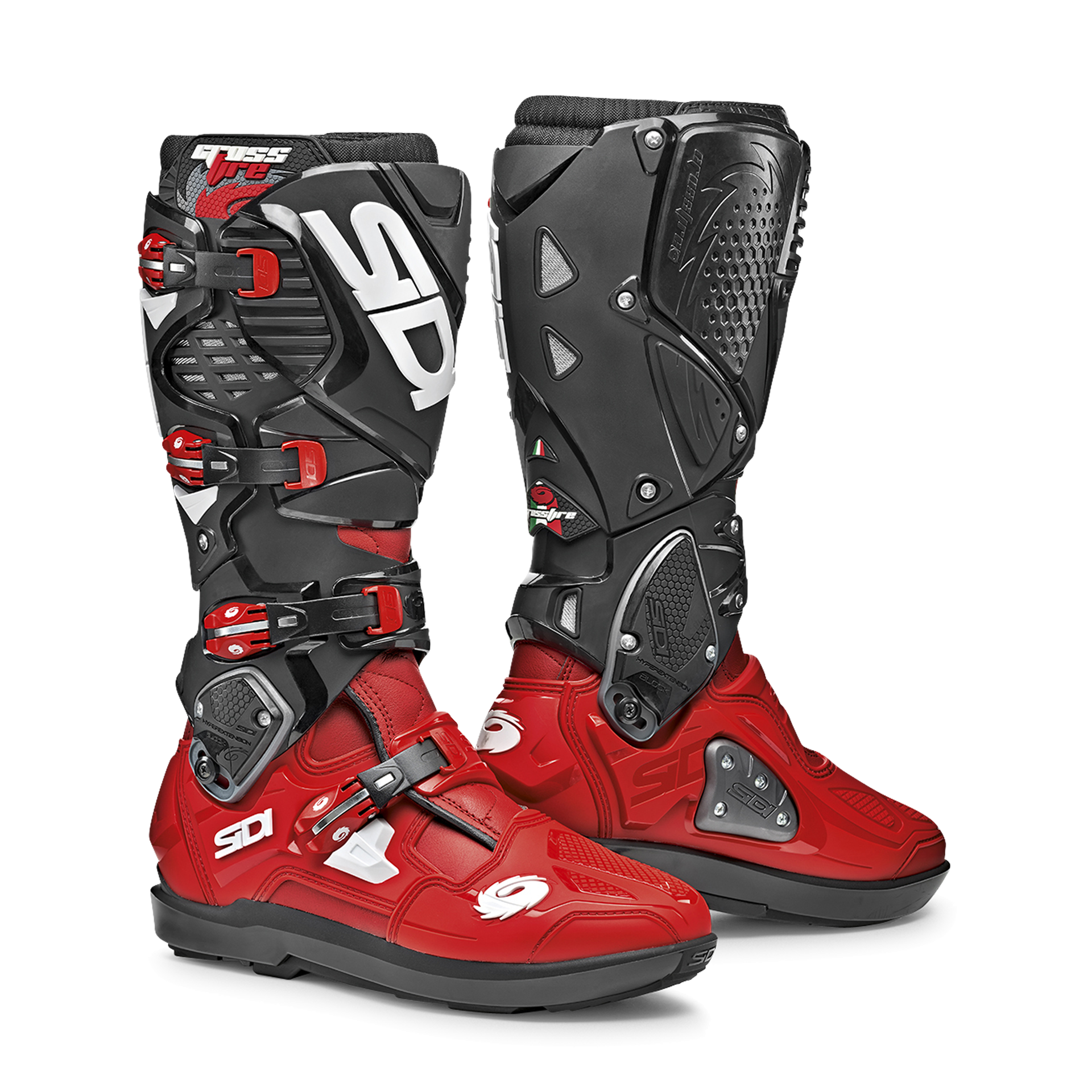 Buty Cross Sidi Crossfire 3 SRS Czerwony/Czarny43