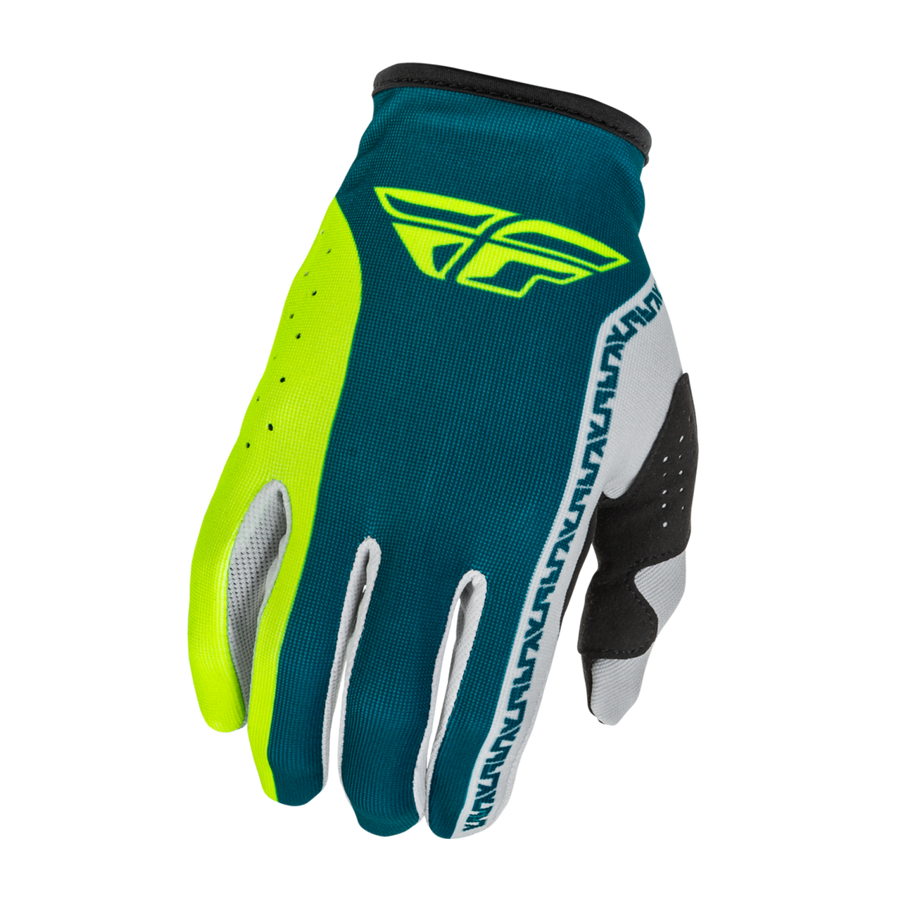 Rękawice Cross FLY Racing Lite V26 Szary/Limonkowy/MorskiM