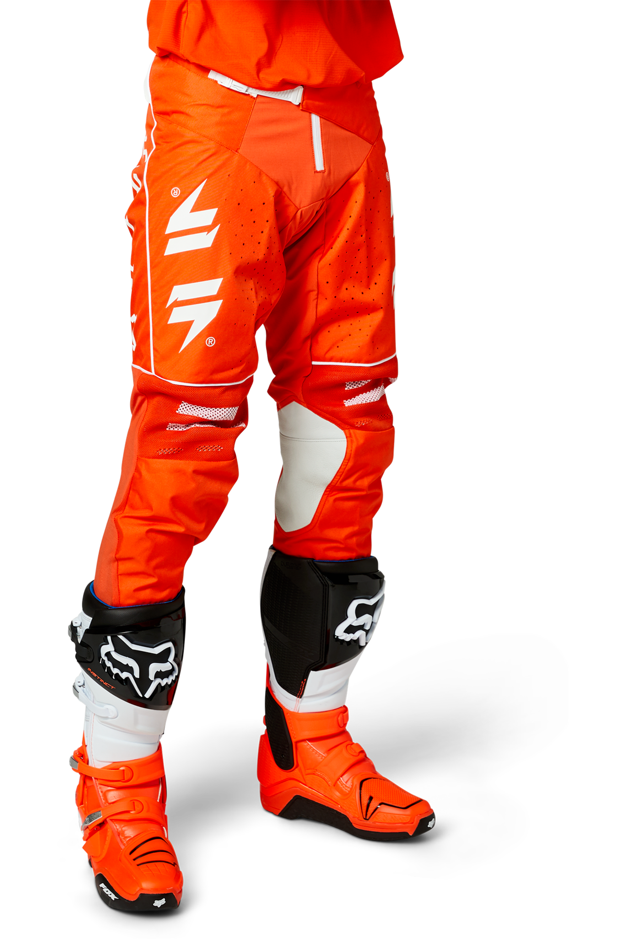 Spodnie Cross Shift Black Label Veem Pomarańczowy/Złamany Biały32