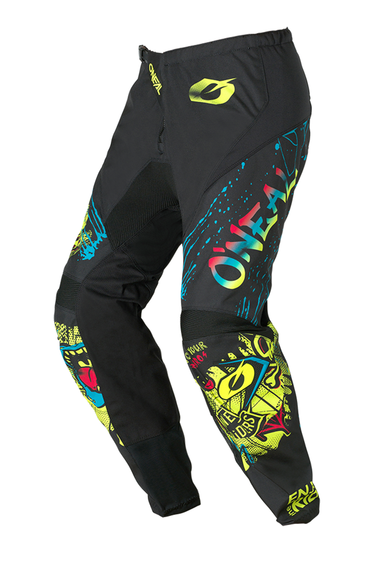 Spodnie Cross O'Neal Element Rancid Młodzieżowy Czarny/Neonowy Żółty22