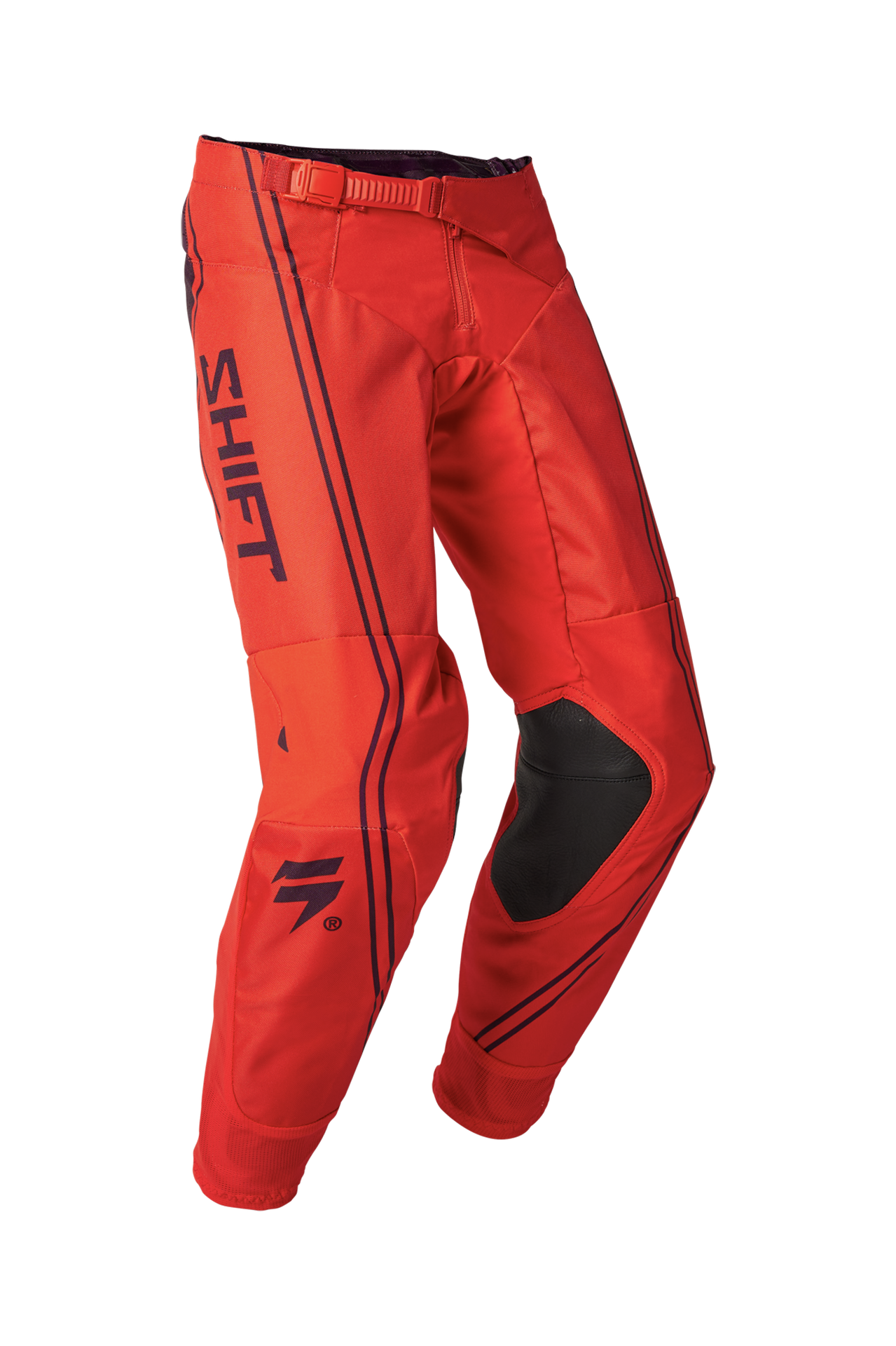 Spodnie Cross Dziecięce Shift Black Label Fluorescencyjny czerwony26