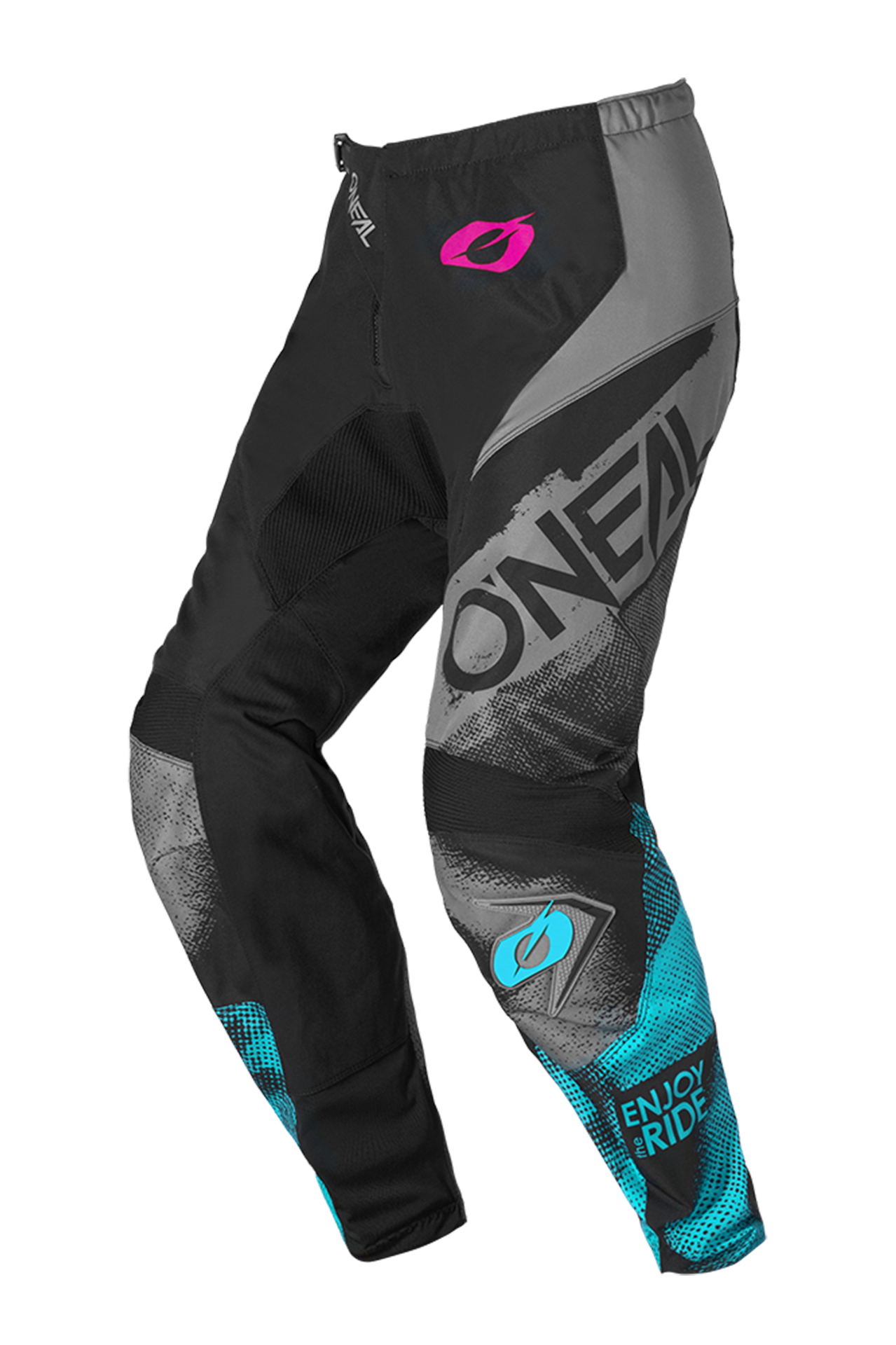 Spodnie Cross O'Neal Element Roller Damskie Czarno-Cyjanowy36