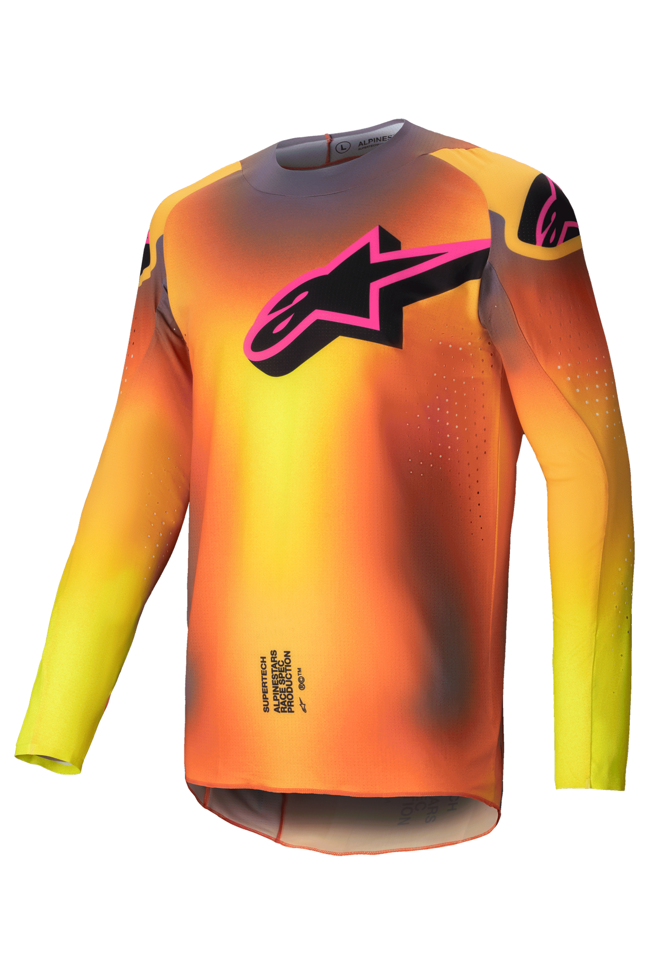 Bluza Cross Alpinestars Supertech Lipan Żółty/RóżowyL