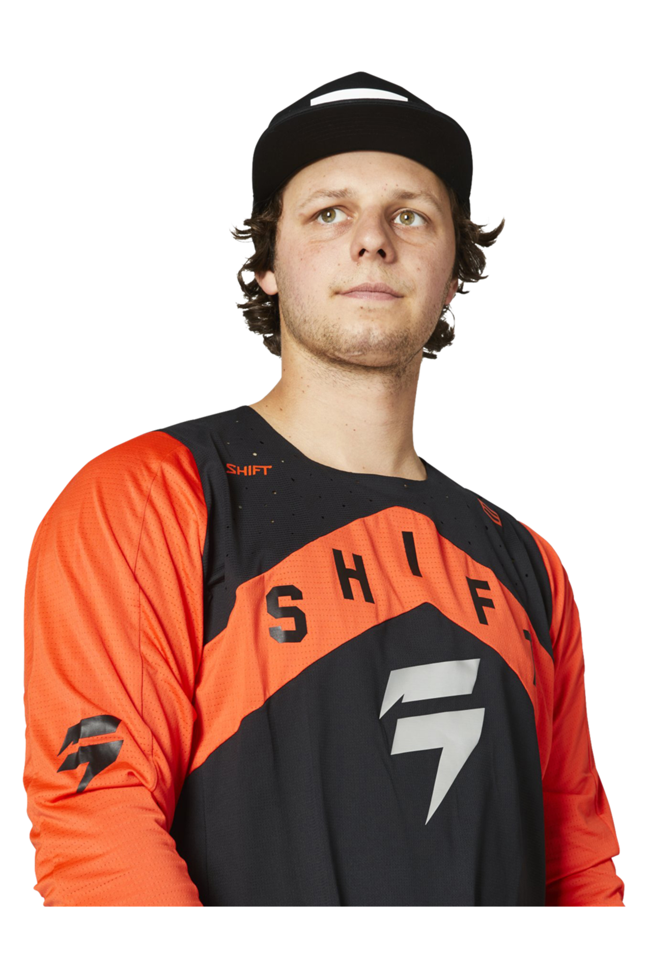 Bluza Cross Shift Black Label Veem Czarny/PomarańczowyL