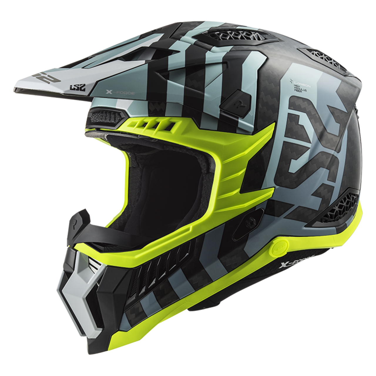Kask Cross LS2 MX703 X-Force Barrier niebieskiS