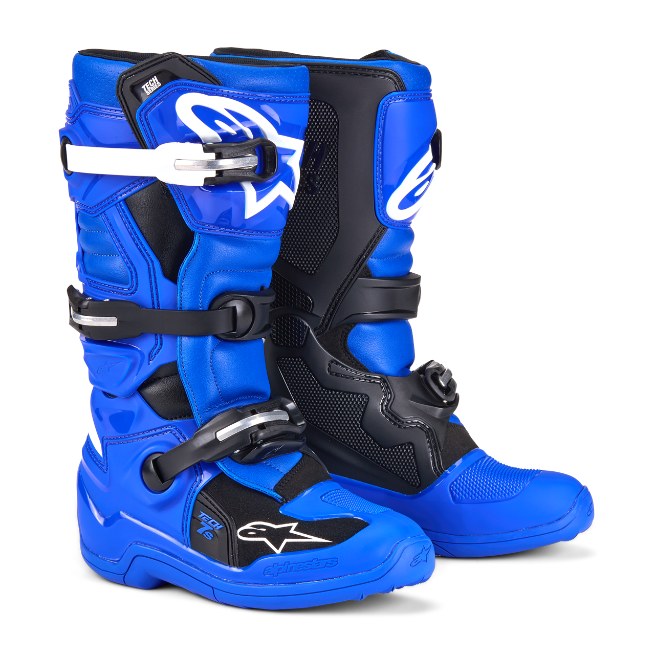 Buty Cross Alpinestars Tech 7S Dziecięce Niebieski/Czarny/Złamany Biały35,5