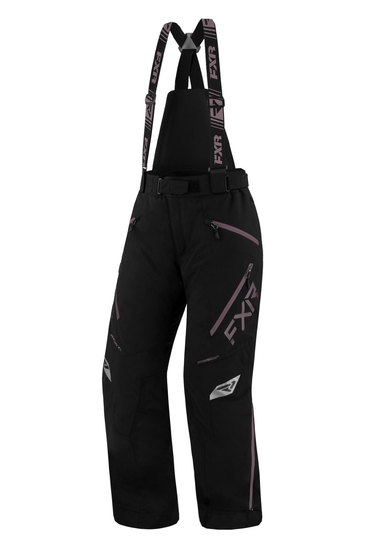 Spodnie Zimowe FXR Edge Damskie Czarny/Stonowany fiolet6