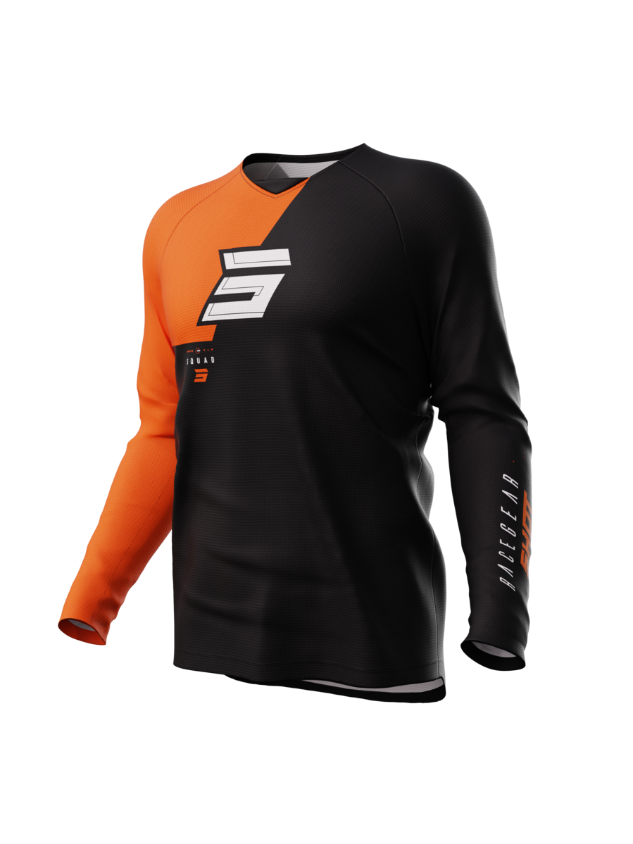 Bluza Cross Shot Draw Squad PomarańczowyXXL