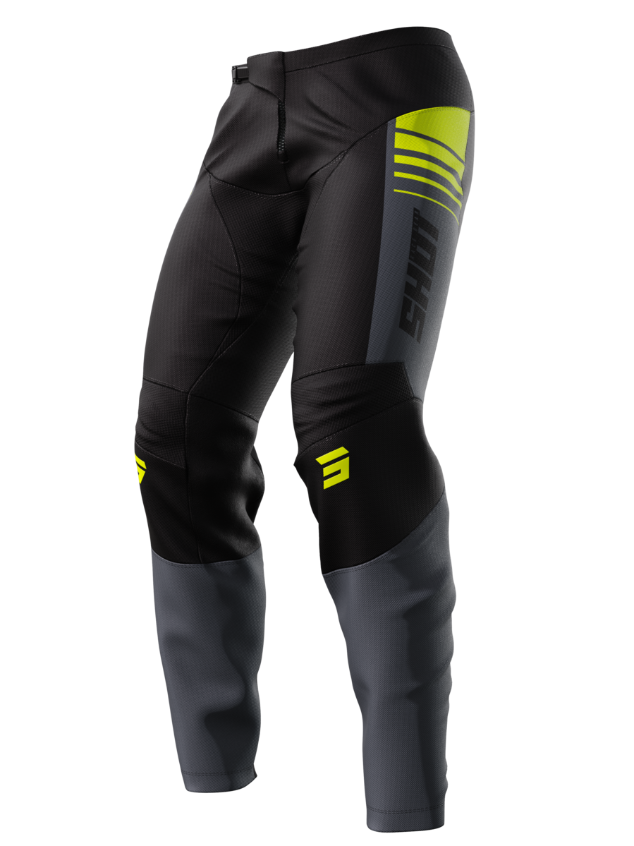 Spodnie Cross Shot Devo Matrix Neonowy Żółty30