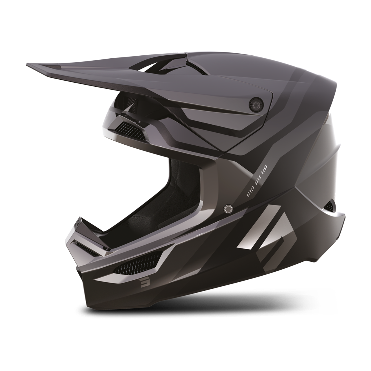 Kask Cross Shot Race Mips® Sky Mips® Szary/ChromowanyXXL