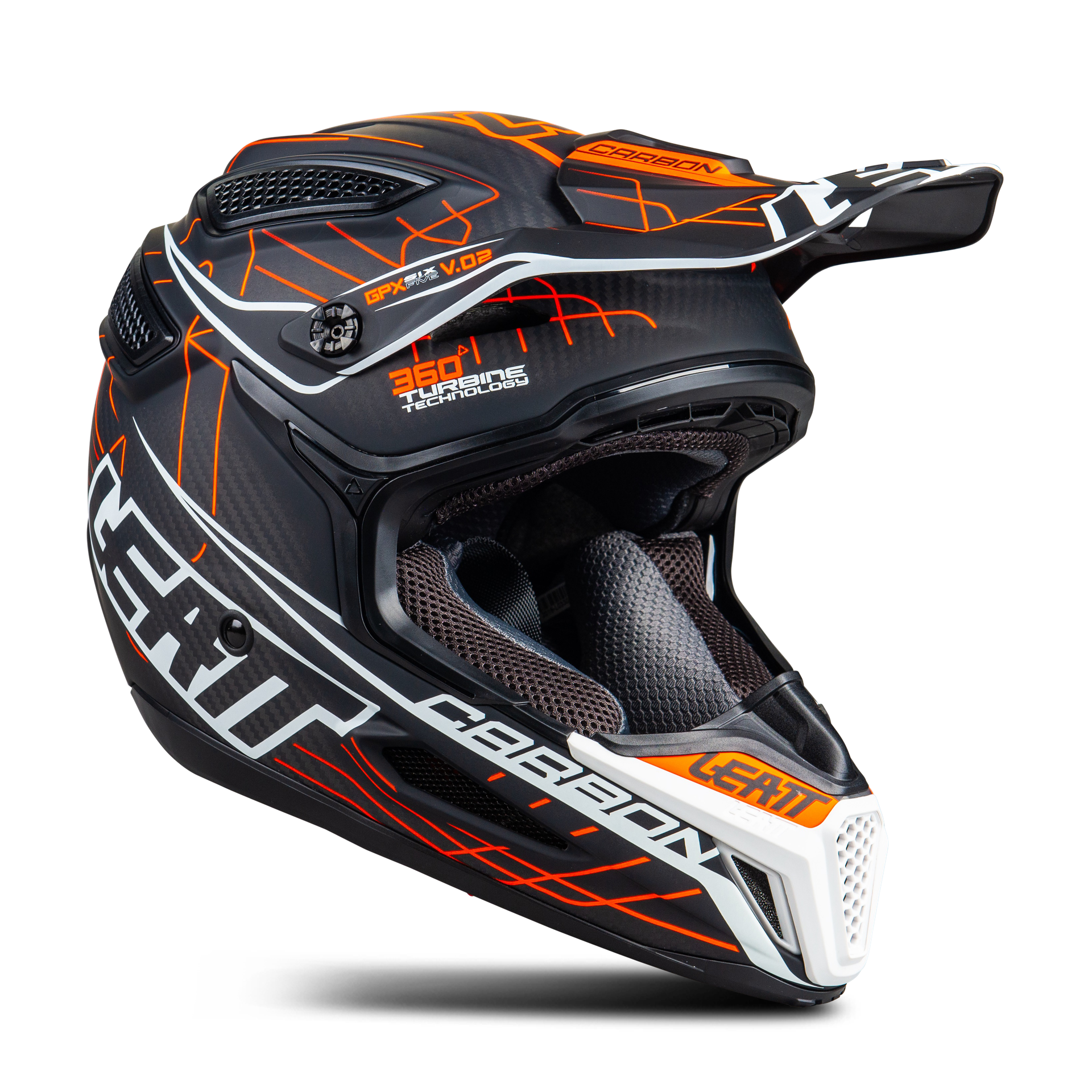 Kask MX Leatt Leatt Gpx 6.5 V.02 Młodzieżowy Włókno Węglowe CarbonS