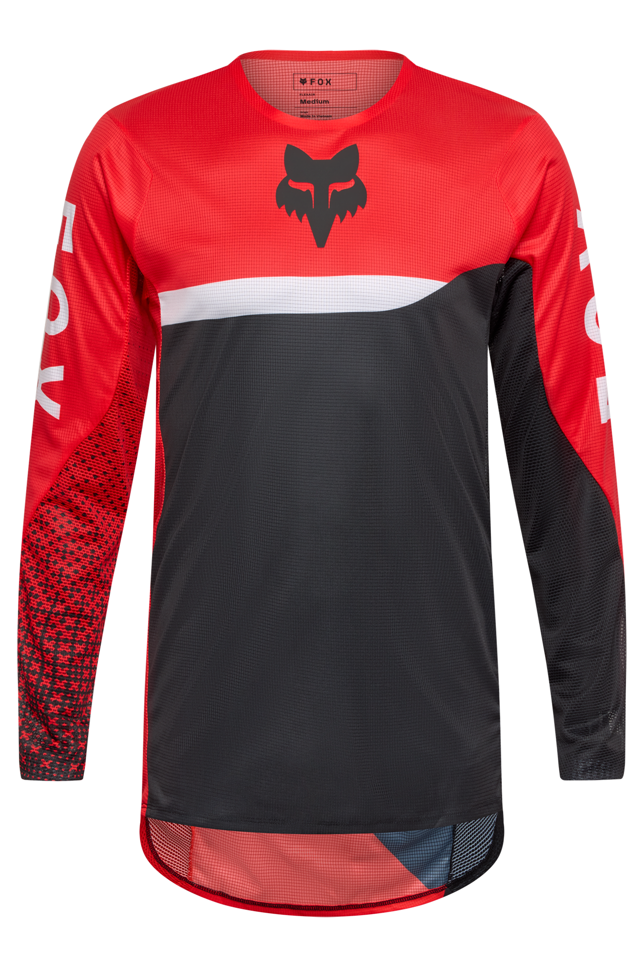 Bluza Cross FOX Flexair Fracture Czerwony fluorescencyjnyM