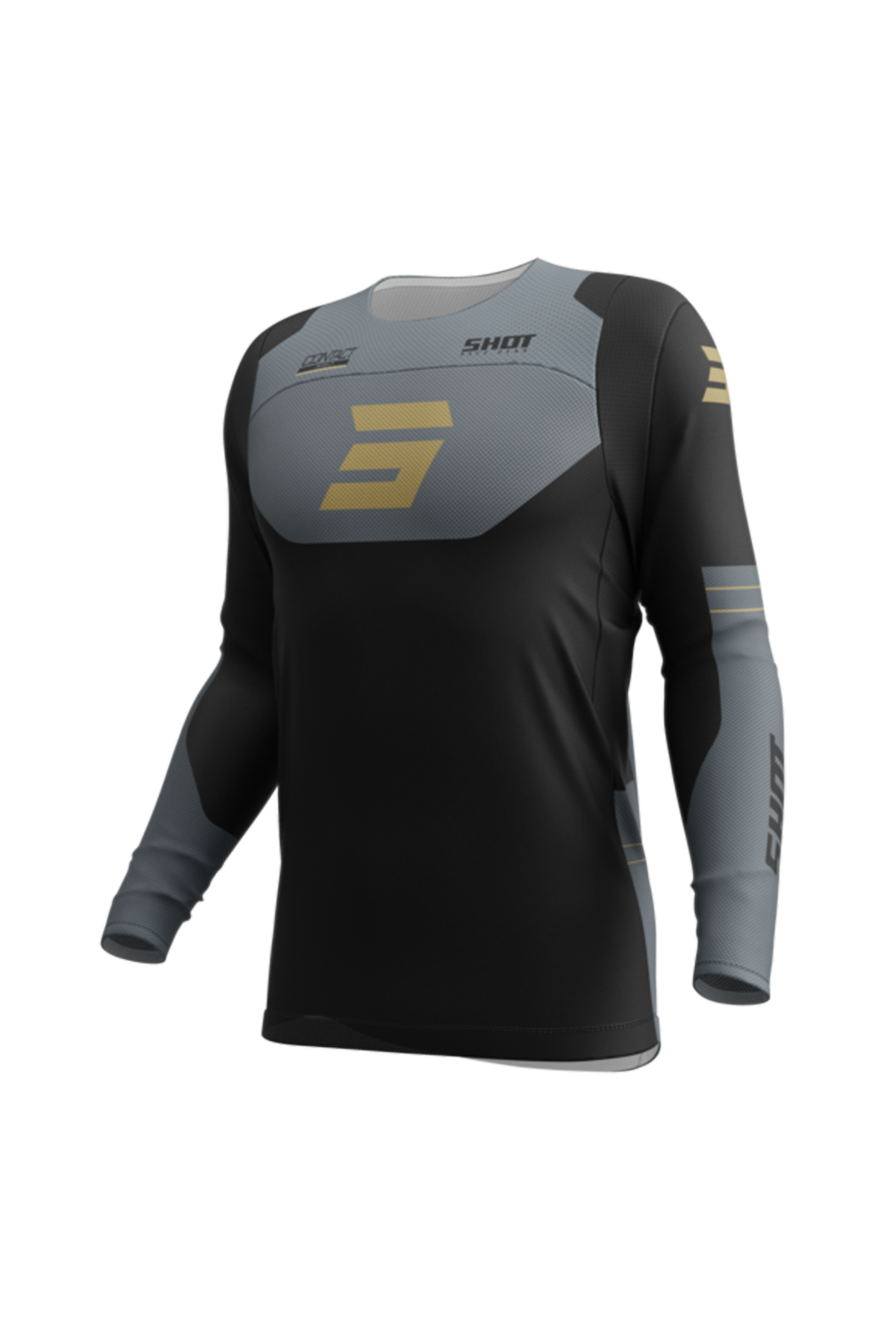 Bluza Cross Shot Contact Shield ZłotyS