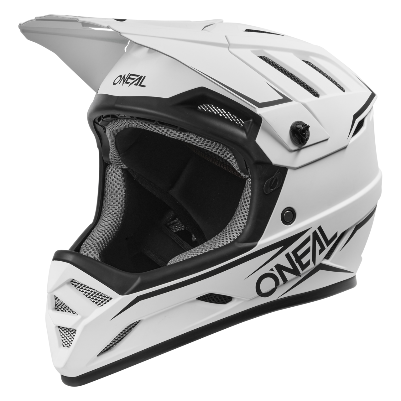 Kask MTB Downhill O'Neal Backflip Złamany BiałyM