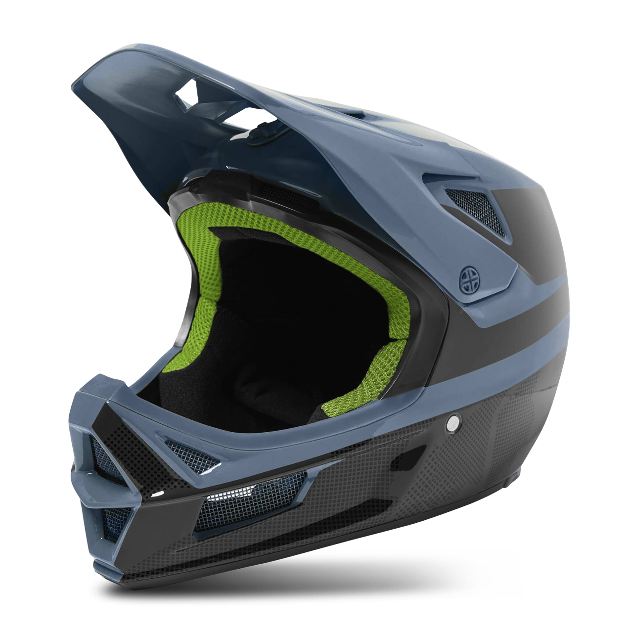 Kask MTB FOX Rampage Comp Pyłowy niebieskiM