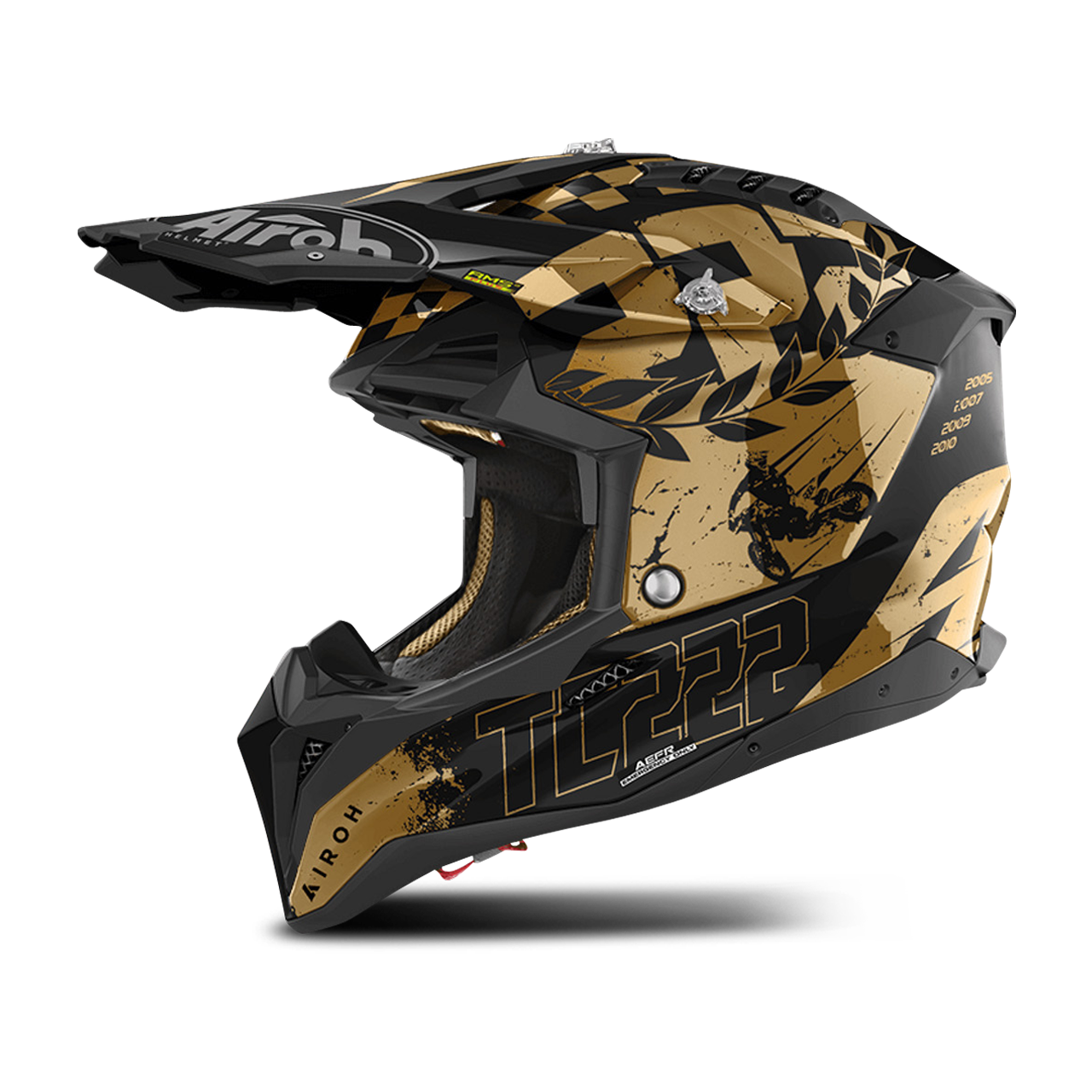 Kask Cross Airoh Aviator 3 Legend Chromowany połyskS