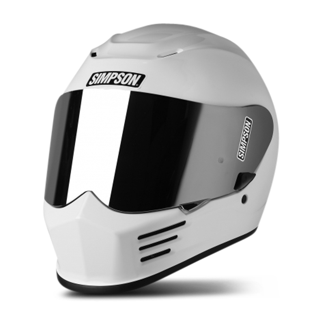Kask Integralny Simpson Speed 06 Złamany BiałyXXL