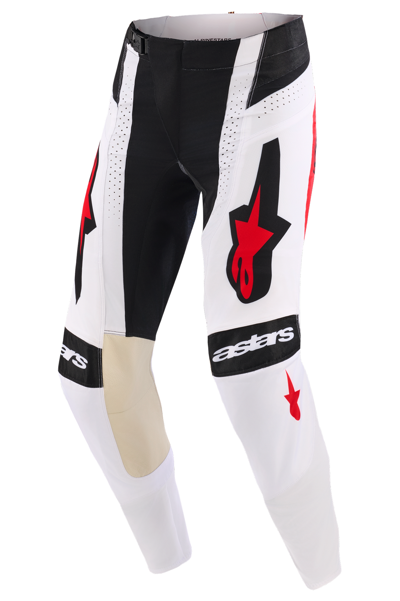 Spodnie Cross Alpinestars Techstar Knif Czarny/Złamany Biały/Czerwony28