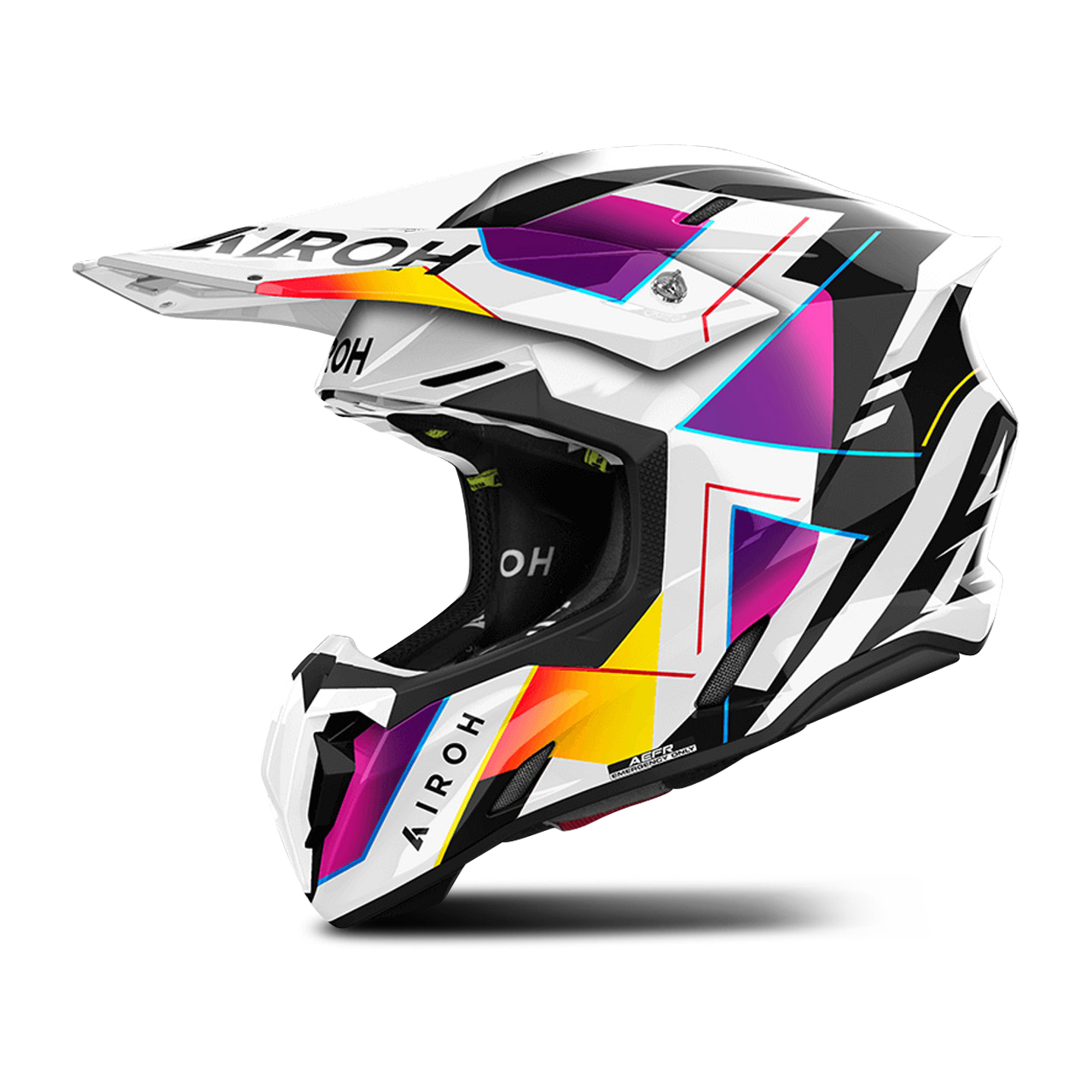 Kask Cross Airoh Twist 3 TęczaS