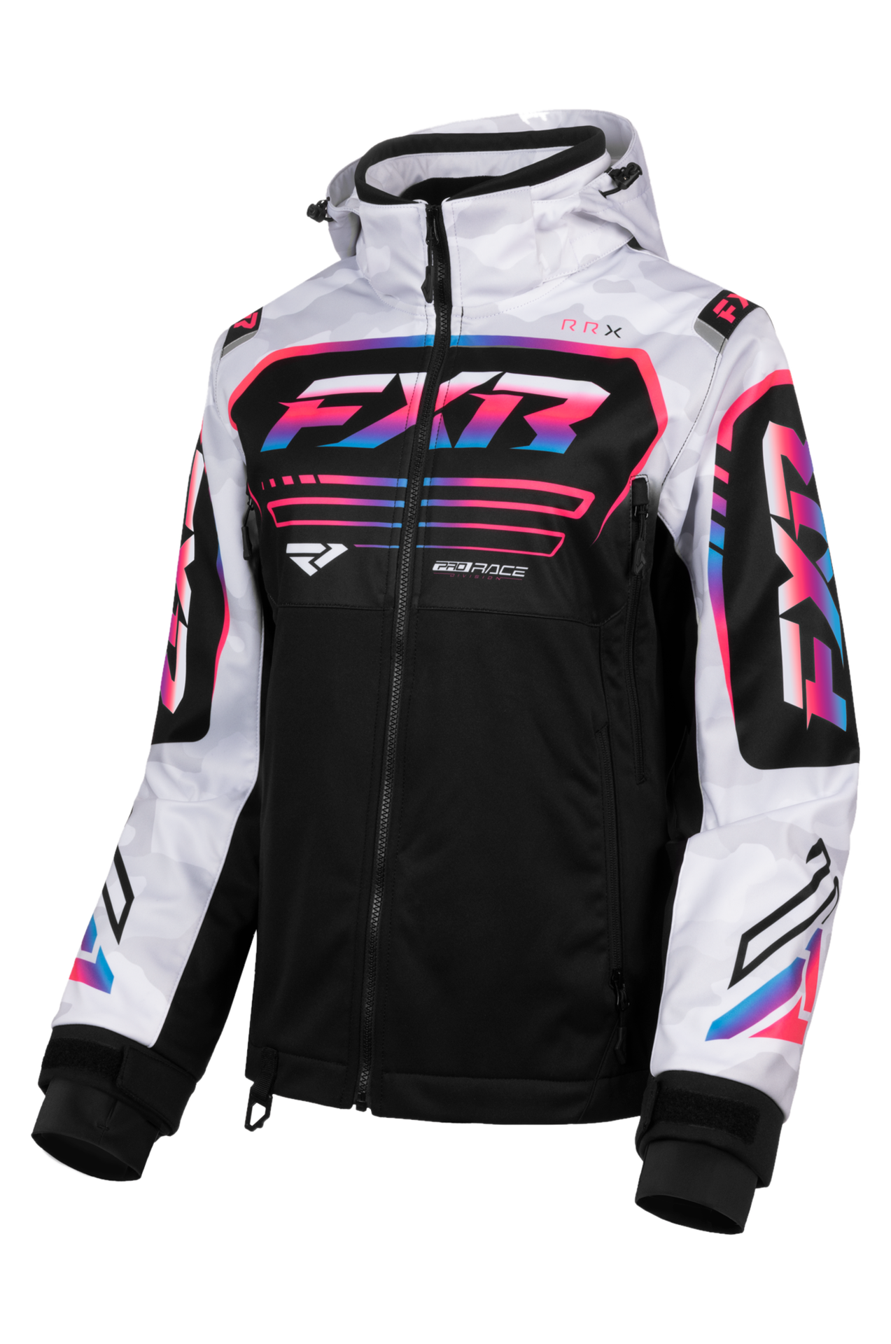 Kurtka Zimowa FXR RRX 25 Damska Śnieżnobiały Moro/Wata Cukrowa6