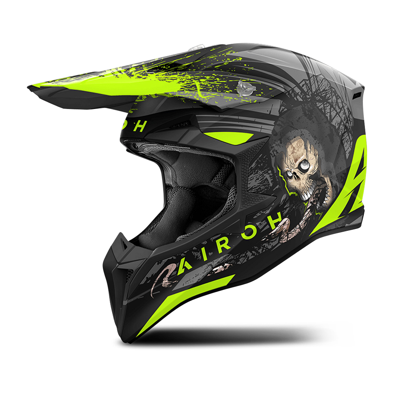 Kask Cross Airoh Wraaap Darkness CiemnośćM