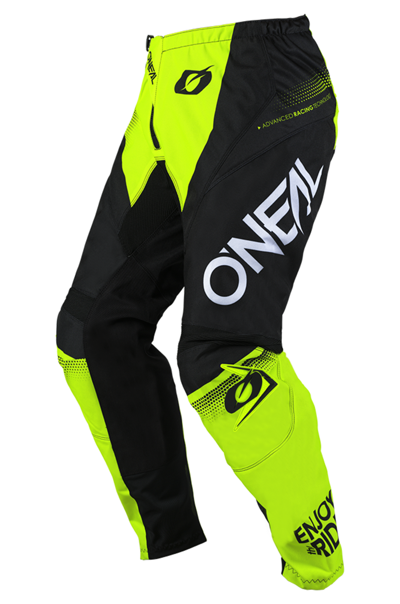 Spodnie Cross O'Neal Element Czarny/Neonowy Żółty34