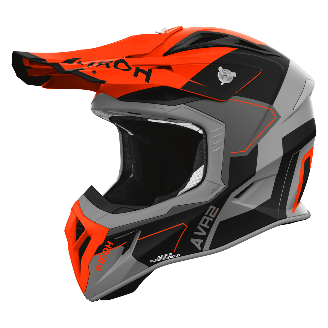 Kask Cross Airoh Aviator Ace 2 Shield (2026) Pomarańczowy MatowyXL