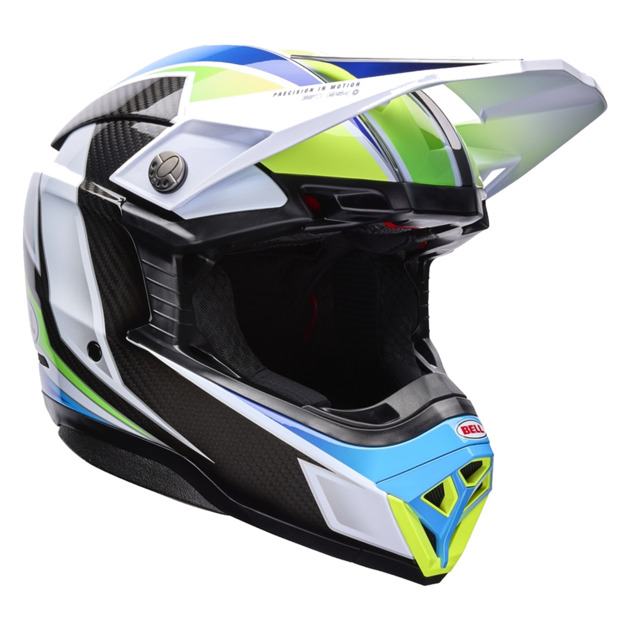 Kask Cross BELL Moto-10 Spherical Grid Biały/NiebieskiL