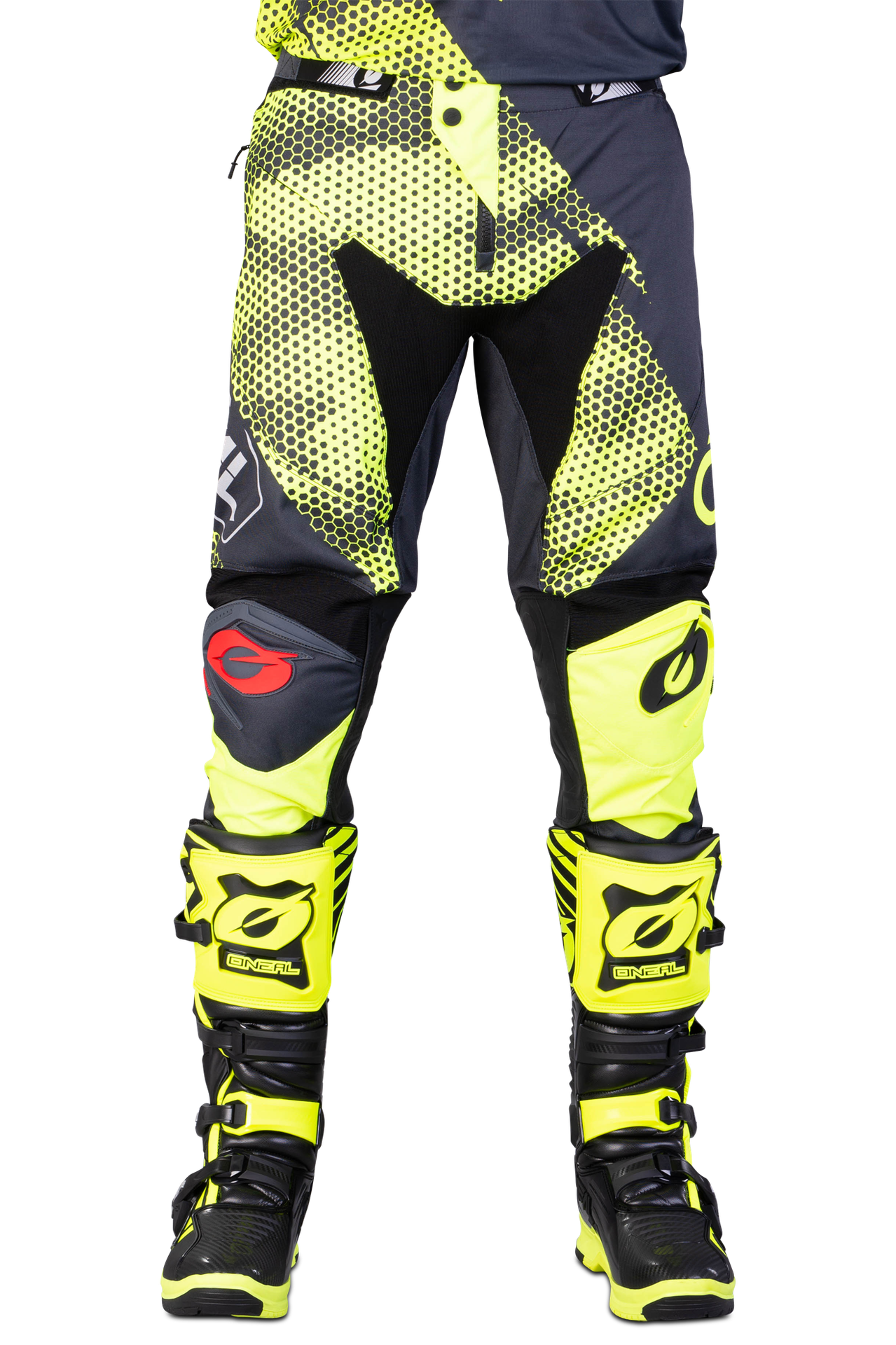Spodnie Cross O'Neal Mayhem Szary/Żółty30
