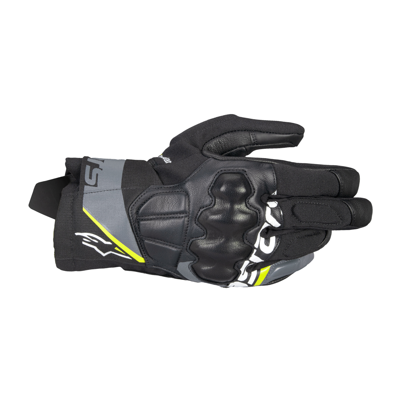 Rękawice Motocyklowe Alpinestars Corozal V3 Drystar Czarny/Ciemnoszary/Fluorescencyjny żółtyM