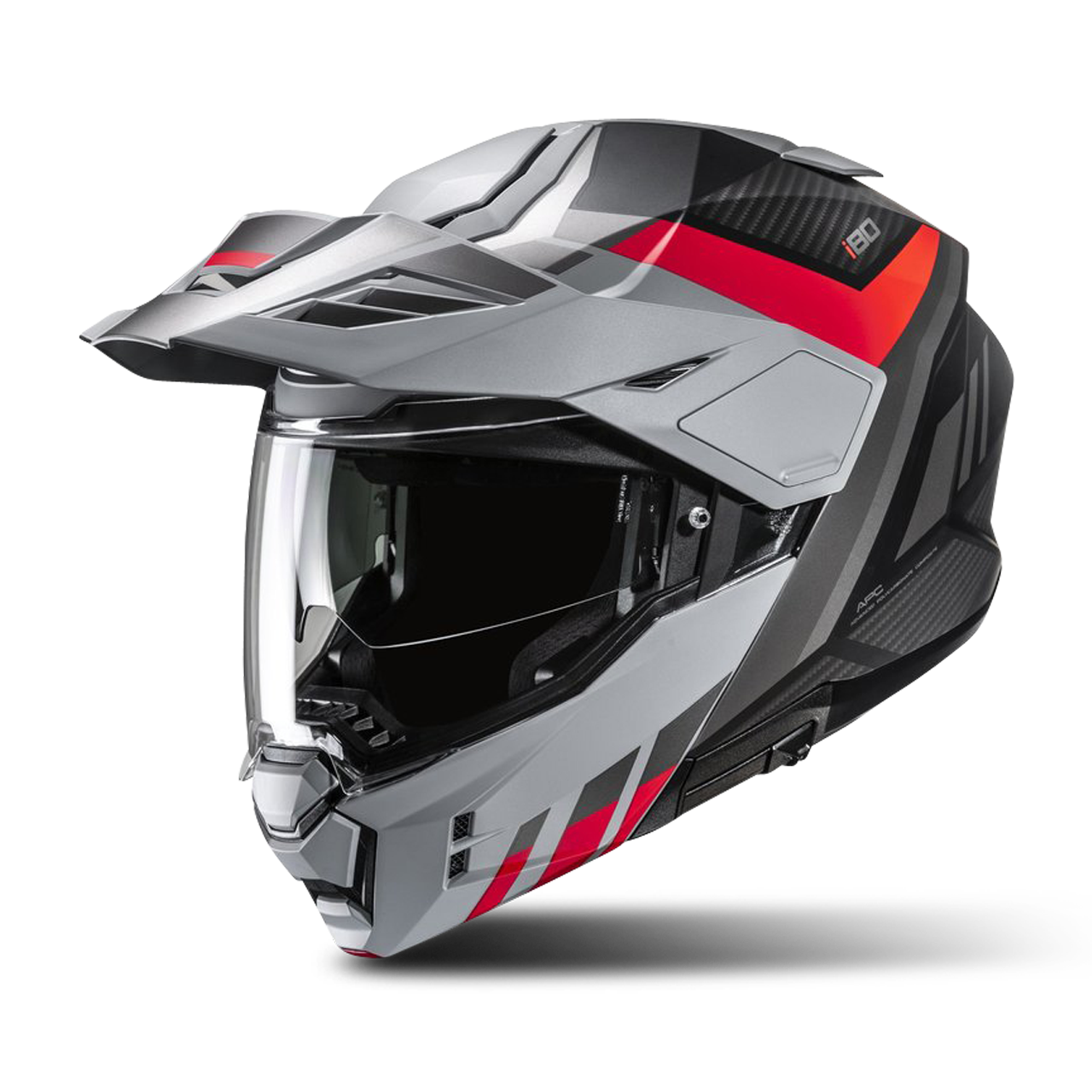 Kask Adventure HJC i80 Imes Pomarańczowy/Czarny/SzaryXL