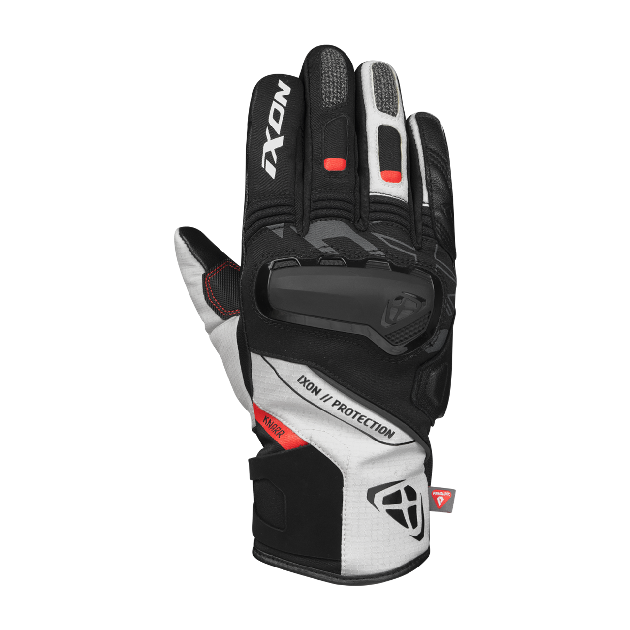 Rękawice Motocyklowe IXON Pro Knarr Damskie Czarny/Szary/CzerwonyL