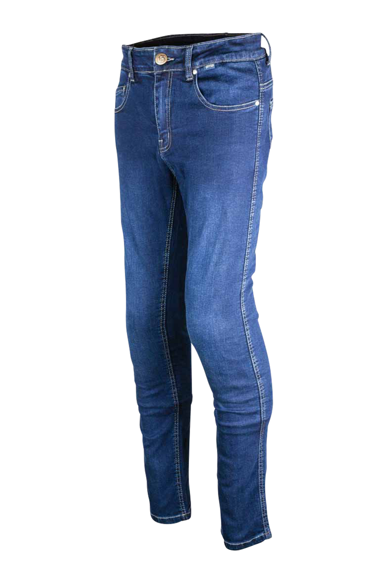 Jeansy Motocyklowe GMS Rattle Damskie CiemnoniebieskiW36 x L30