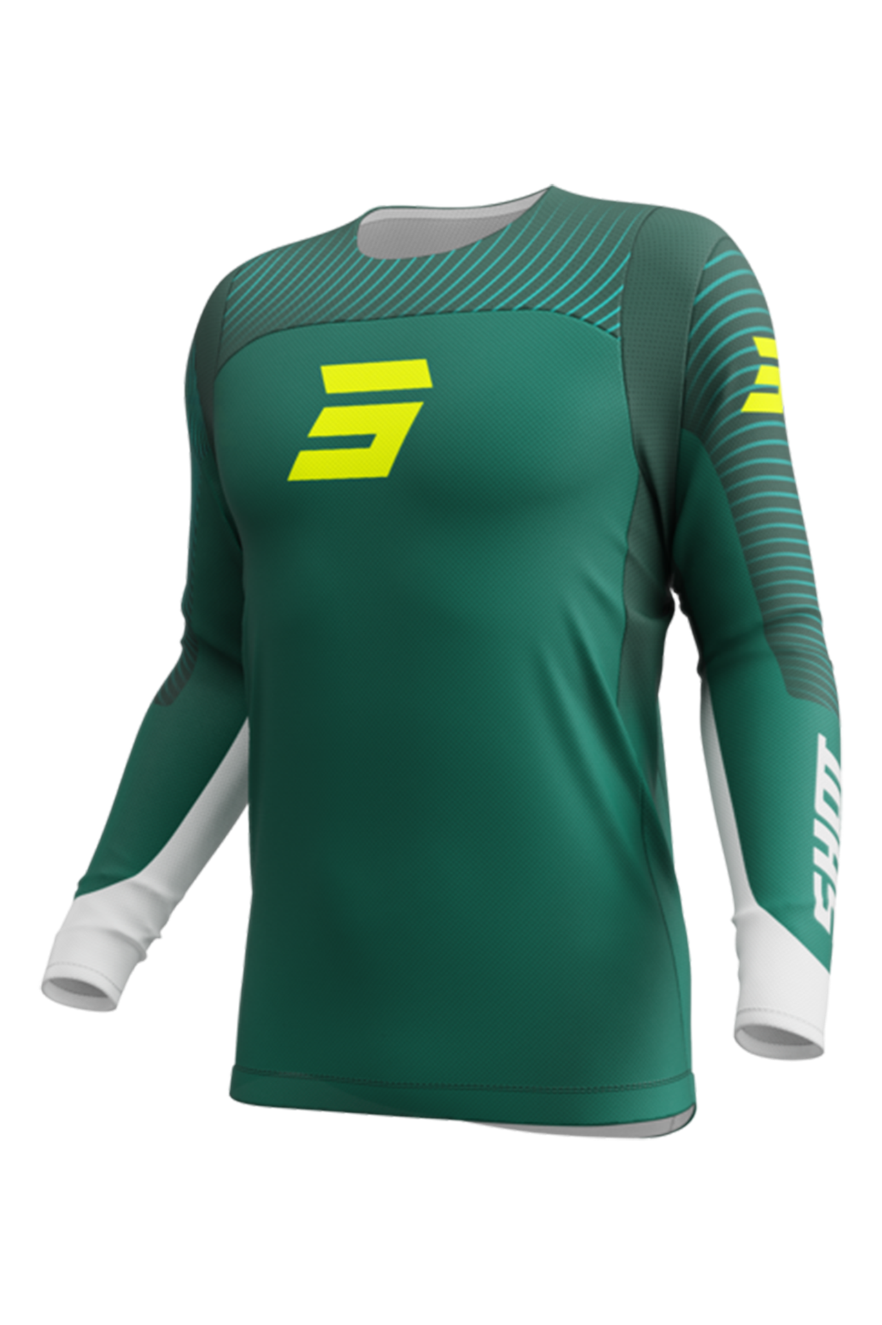 Bluza Cross Shot Contact GP 26 Zielony/Neonowy ŻółtyXS