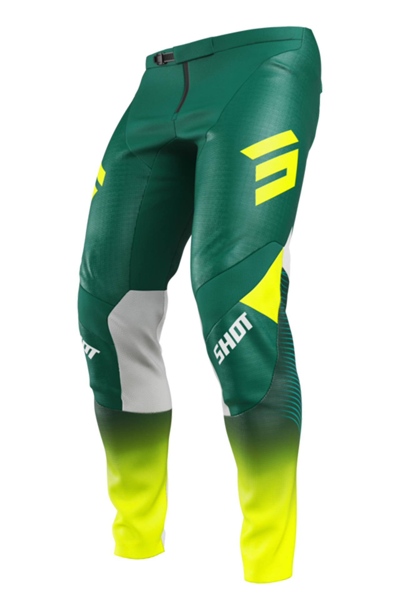 Spodnie Cross Shot Contact GP 26 Zielony/Neonowy Żółty32