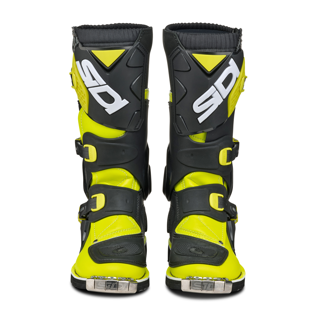 Buty Sidi Flame Dziecięce Czarny/Fluorescencyjny żółty37